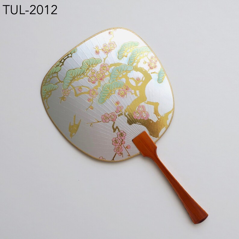 Handmade Japanese Uchiwa Fan Greeting Cards Japanese Etsy
