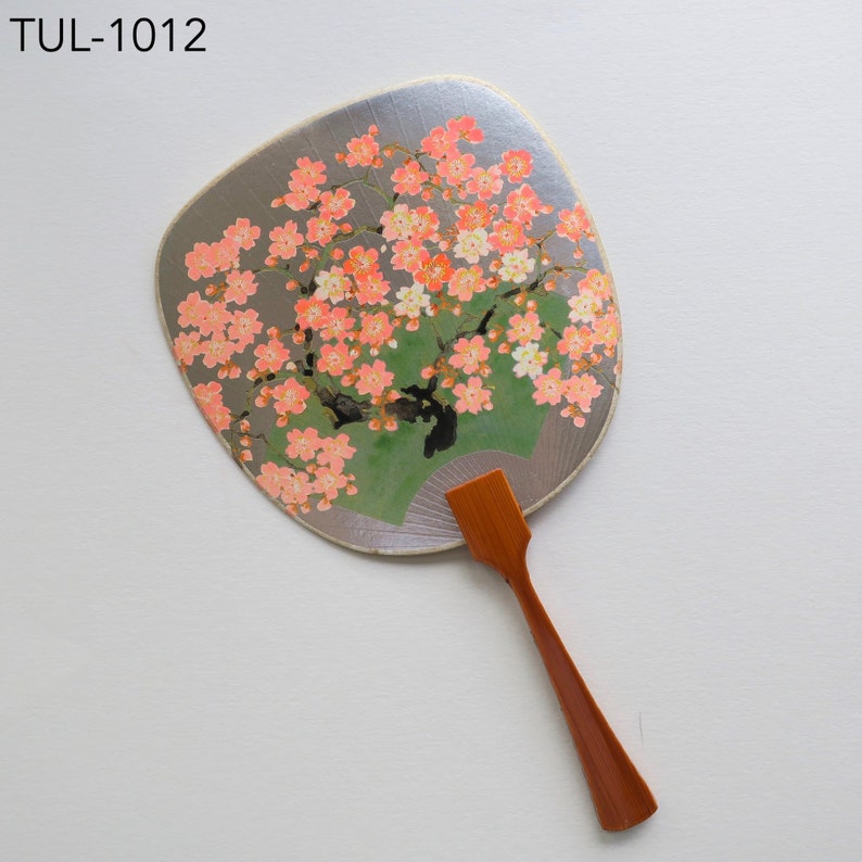 Handmade Japanese Uchiwa Fan Greeting Cards Japanese Etsy
