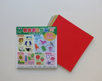 82 Sheets 15x15cm Toyo Education Multicoloured Origami Paper Pack