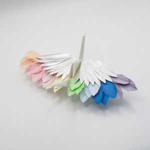 Origami Feathered Crane - Unicorn,
