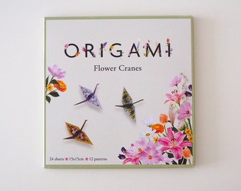 Origami Flower Crane Paper DIY Pack