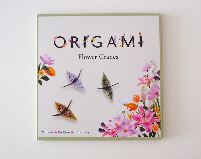 Origami Flower Crane Paper DIY Pack, 1st Edition