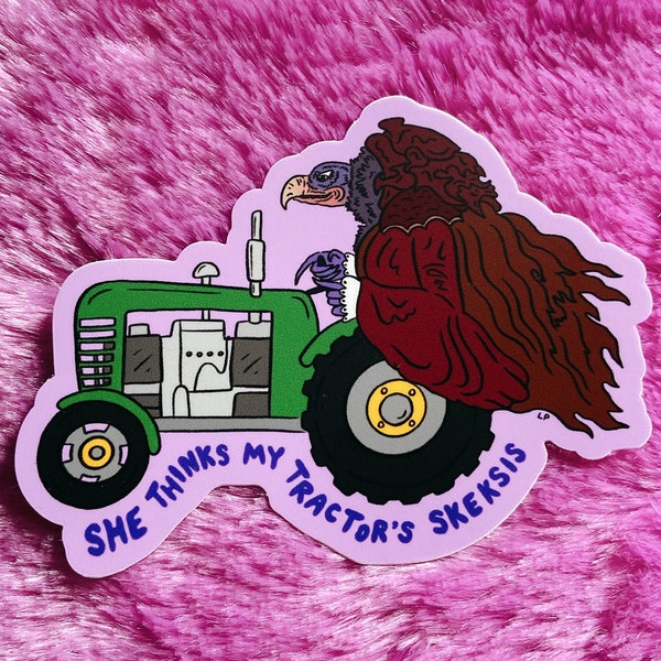 Skeksis Tractor sticker