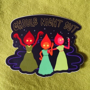 Ghouls Night Out sticker