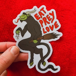 Krampus Eat Prey Love sticker image 2
