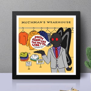 Mothman's Wearhouse print