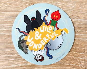 Wild & Wonderful Cryptid sticker