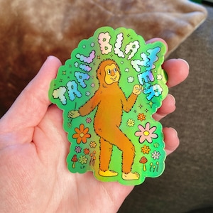 Sasquatch Trailblazer holographic sticker