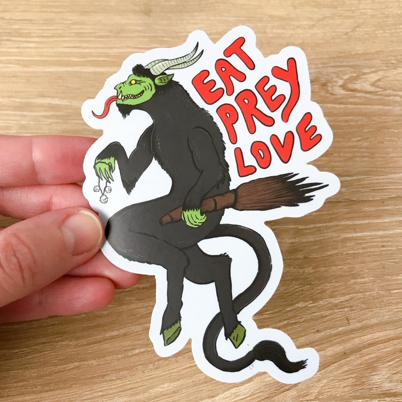 Krampus Eat Prey Love sticker image 3