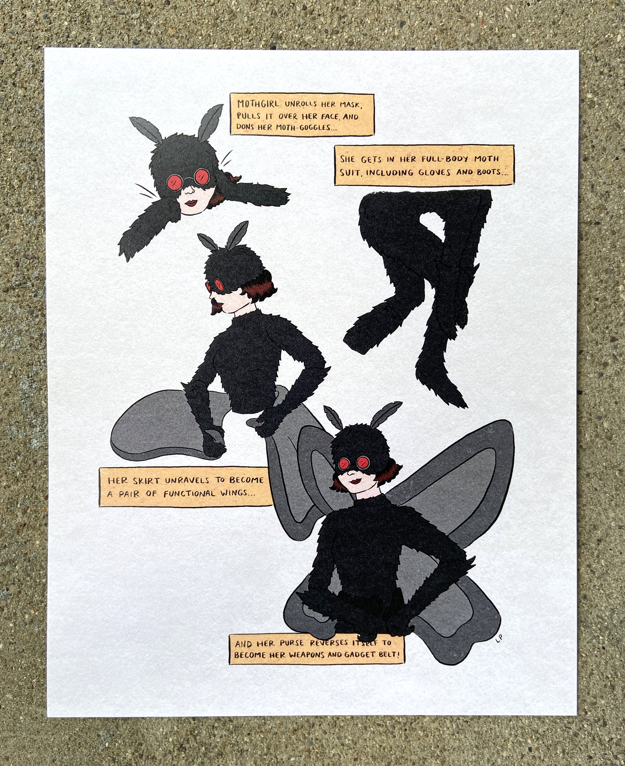 Mothgirl Print - Etsy