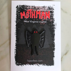 Mothman enamel pin image 1