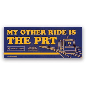 モーガンタウン PRT バンパーステッカー