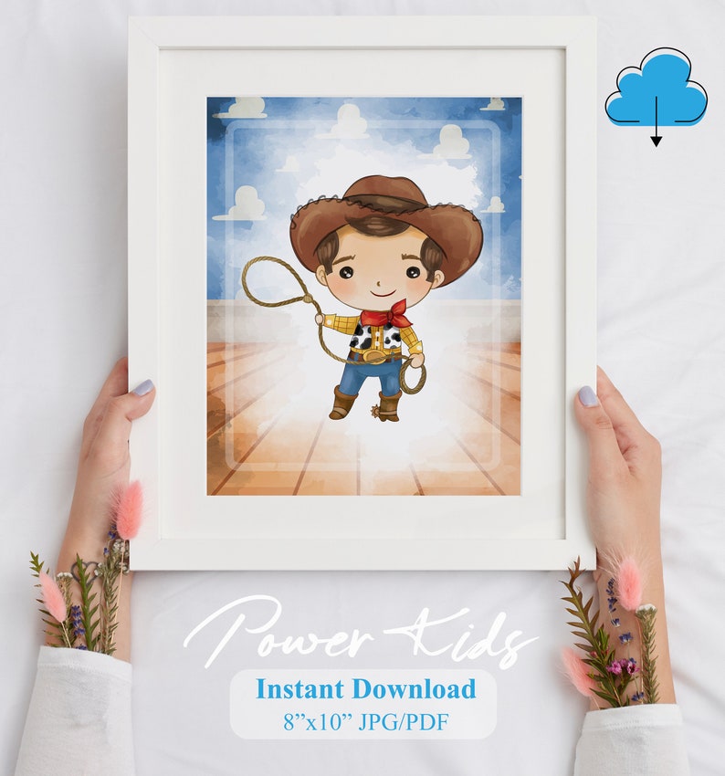 Toy Story Wall Art Toy Story Print Toy Story Nursery Etsy