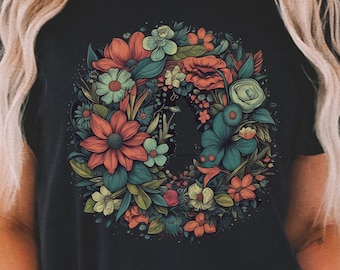 Boho Floral Tshirt