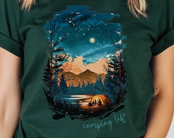 Unisex Camping Life Tshirt