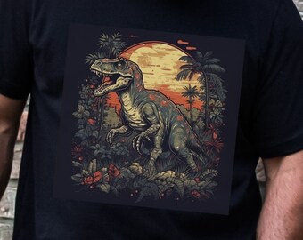 Dinosaur Shirt Comfort Colors Shirt Dinosaur Print Shirt Paleontology Shirt Dino Shirt Velociraptor Shirt Trex Shirt Aesthetic Dinosaur Gift