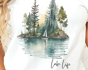 Lake Life Shirt, Lake Shirt, On The Lake, Gift for Travel Lover, Gift for Adventurer, Vacation Shirts, Camper Shirt, Lake Vibes