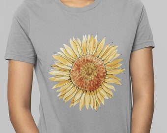 Sunflower - Sunflower Shirt, Floral Tee Shirt, Flower Shirt,Garden Shirt, Womens Fall Shirt, Sunflower Tshirt Sunflower Shirts. Sunshine Tee