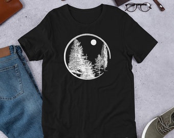 Trees with moon T-Shirt