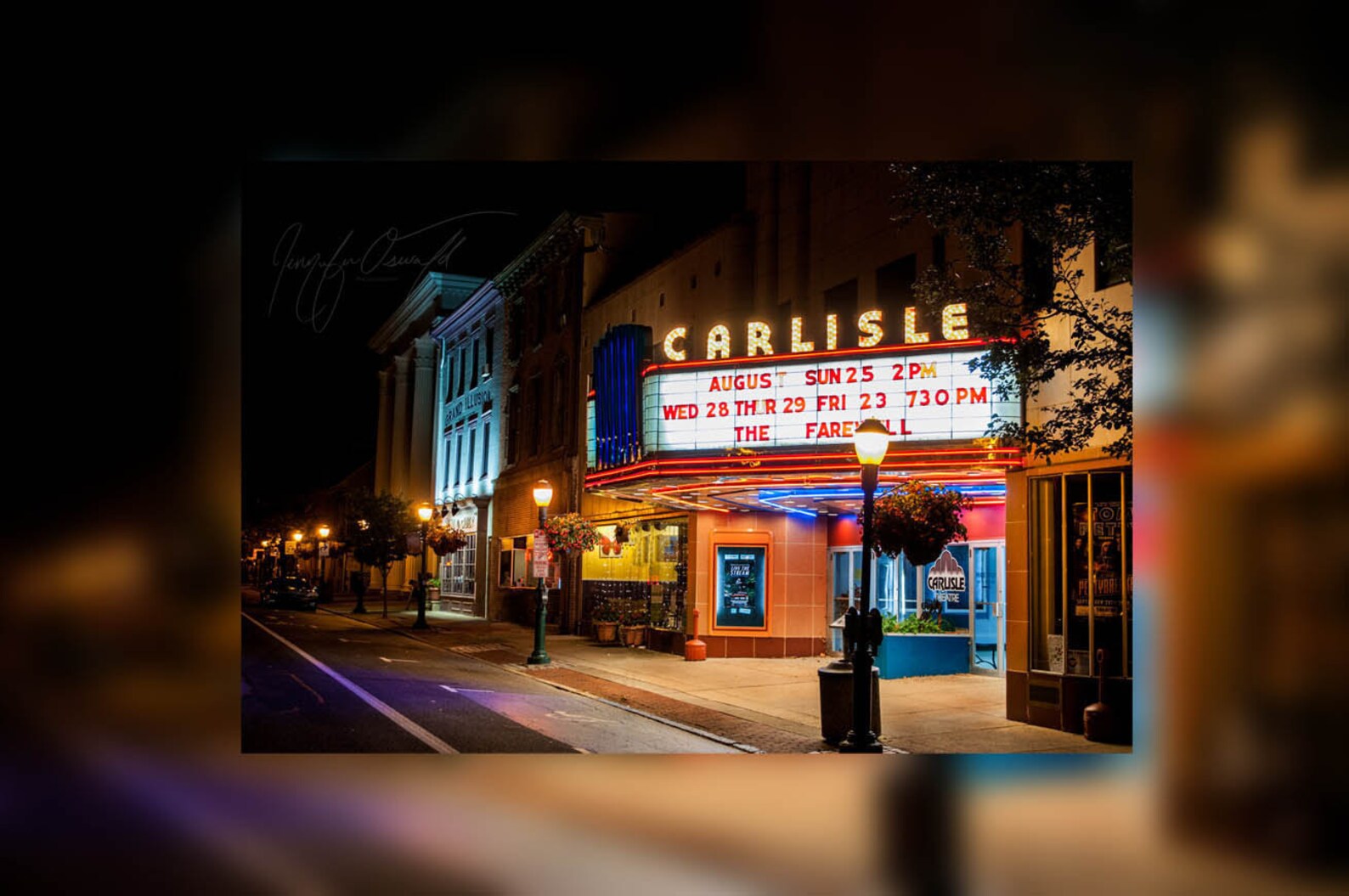 Carlisle Movie Theatre Street Photo Etsy