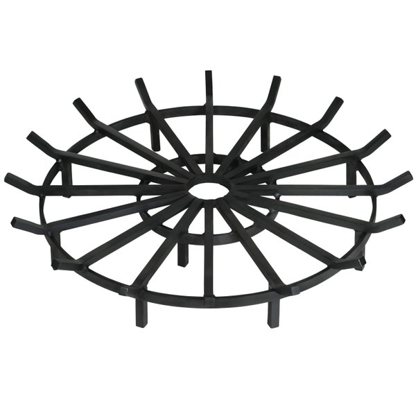 40 Inch SteelFreak Super Heavy Duty Wagon Wheel Grate for Outdoor Fire Pit