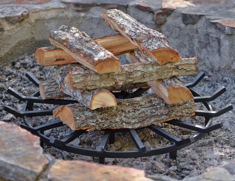 28 pulgadas SteelFreak Super Heavy Wagon Wheel Grate para el | Etsy