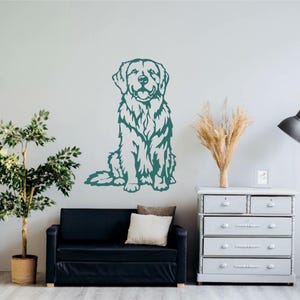 Golden Retriever Metal Wall Art
