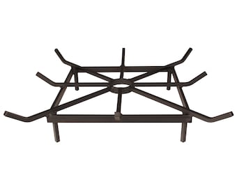 24 x 24 Inch Square Wheel Fire Pit Grate by SteelFreak - Made in the USA