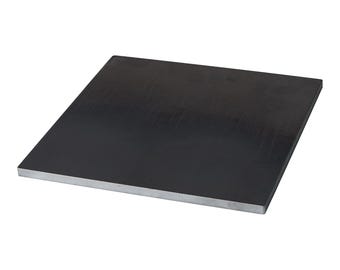 12 Gauge Square Steel Sheet, Hot Rolled Mild, Mill Finish, Weldable - Made in USA