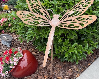 Dragonfly Yard Art Installation
