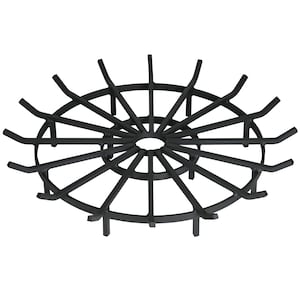 36 Inch SteelFreak Heavy Duty Wagon Wheel Fire Pit Grate for Outdoor Fire Pit