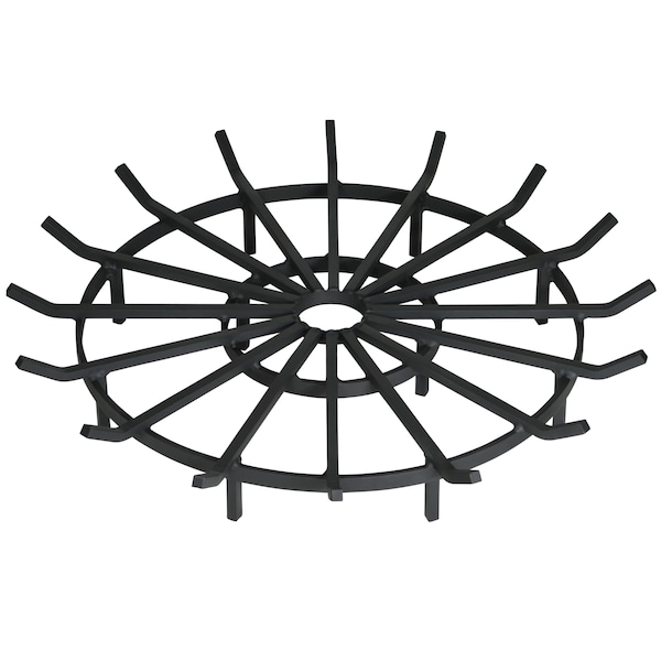 36 Inch SteelFreak Heavy Duty Wagon Wheel Fire Pit Grate for Outdoor Fire Pit