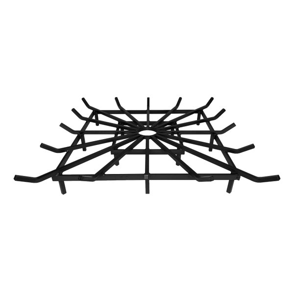 36 x 36 Inch Heavy Duty Square Wheel Fire Pit Grate