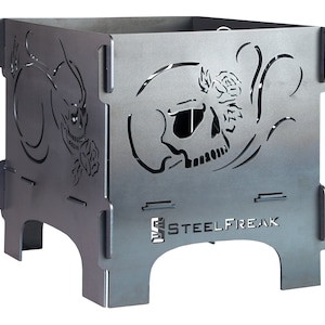 SteelFreak 14 Inch Square Fire Pit - Various Designs