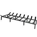 36 Inch Heavy Duty Fireplace Grate (Tapered) by SteelFreak - Made in the USA