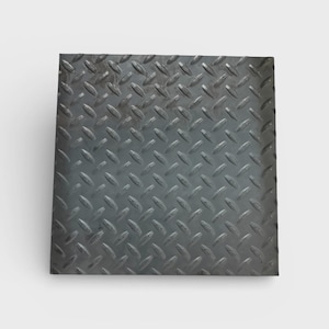 14 Gauge Square Diamond Tread Steel Sheet, Hot Rolled Mild, Mill Finish, Weldable - Made in USA