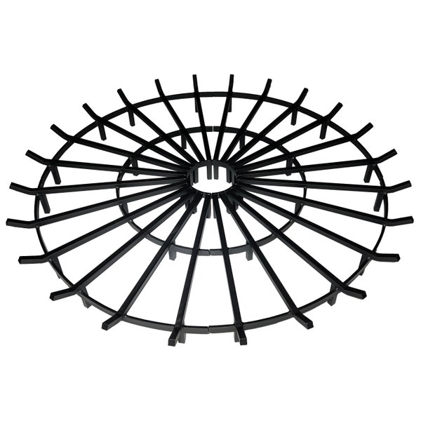 60 Inch SteelFreak Super Heavy Duty Wagon Wheel Grate for Outdoor Fire Pit