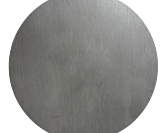 18 Gauge Round Steel Sheet, Cold Rolled Mild, Mill Finish, Weldable - Made in USA