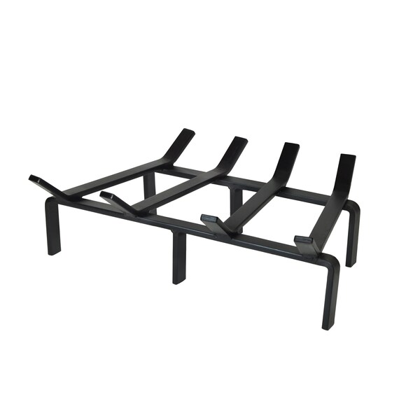 18 Inch Heavy Duty Fireplace Grate Tapered By Steelfreak Etsy