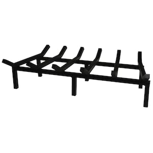 27 Inch Super Heavy Duty Tapered Fireplace Grate by SteelFreak - Made in the USA