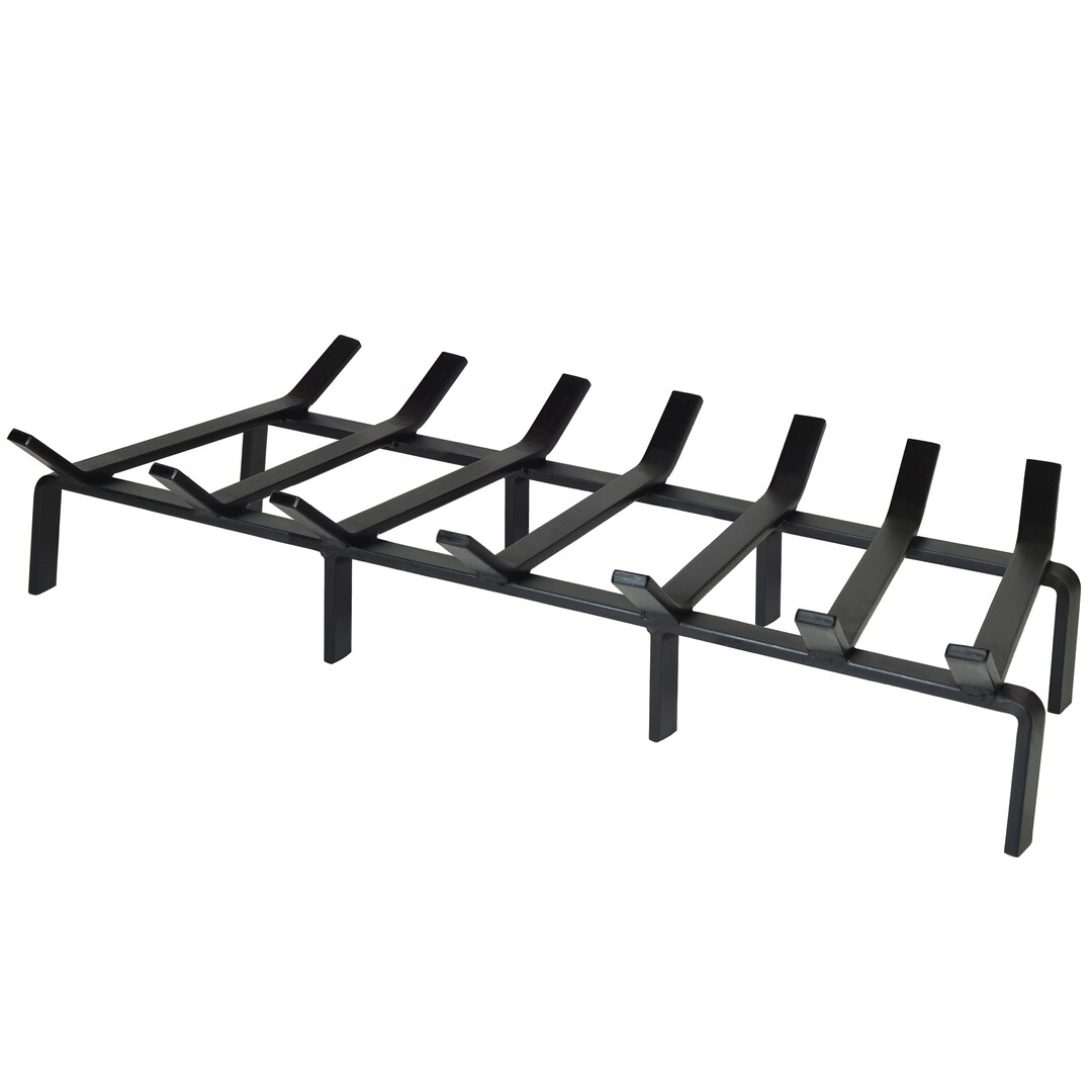30 Inch Heavy Duty Fireplace Grate tapered by Steelfreak Made in the
