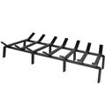 30 Inch Heavy Duty Fireplace Grate (Tapered) by SteelFreak - Made in the USA