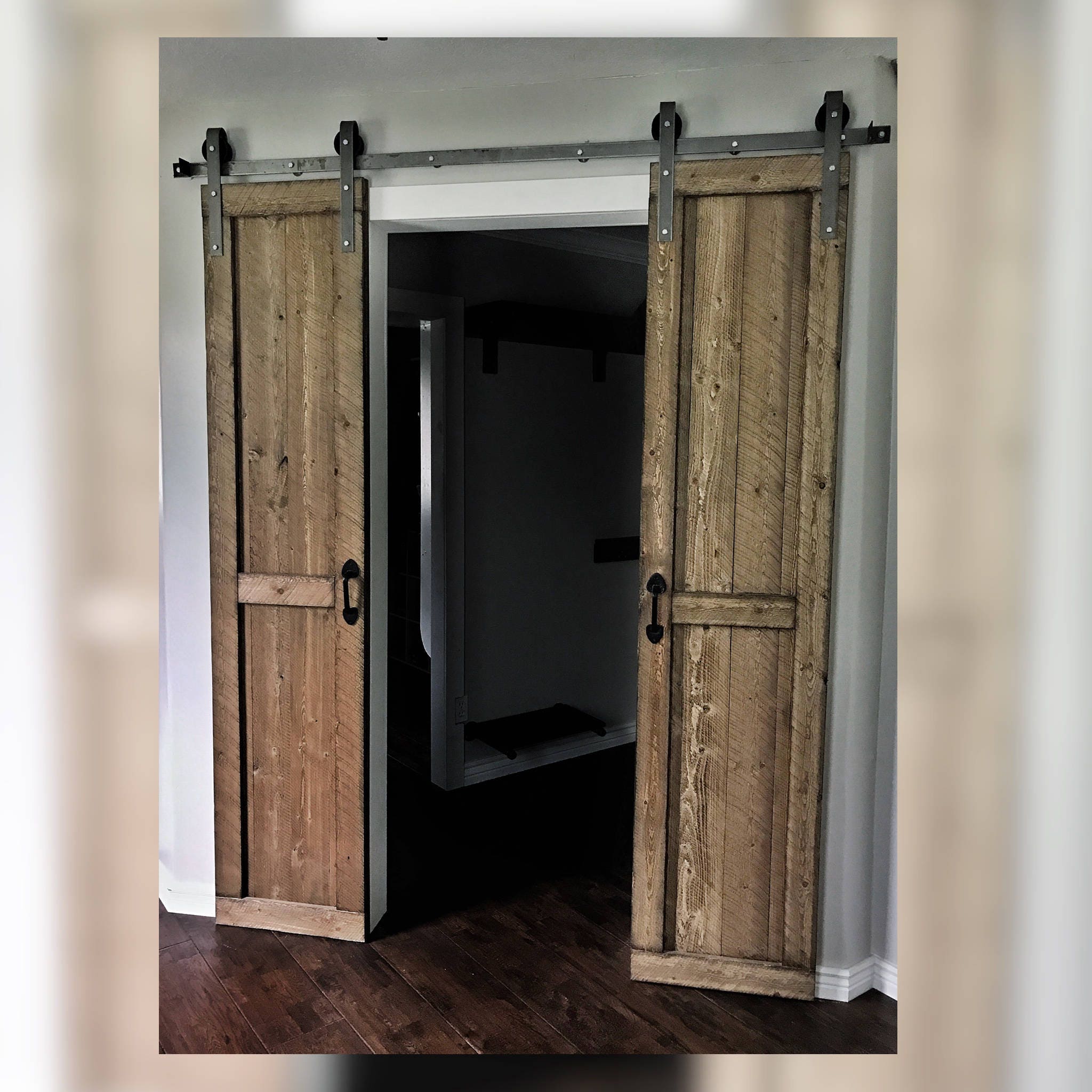 Custom Barn DoorsRustic Barn DoorDouble Barn DoorRough Etsy