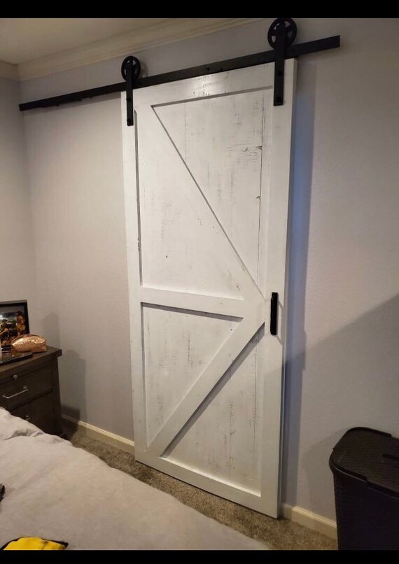 Custom Barn Doors Rustic Barn Door Barn Door White Wash Double Etsy