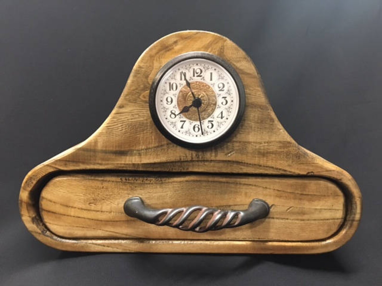 Rustic/distressed Mantel Clock bandsaw Box Etsy Ireland