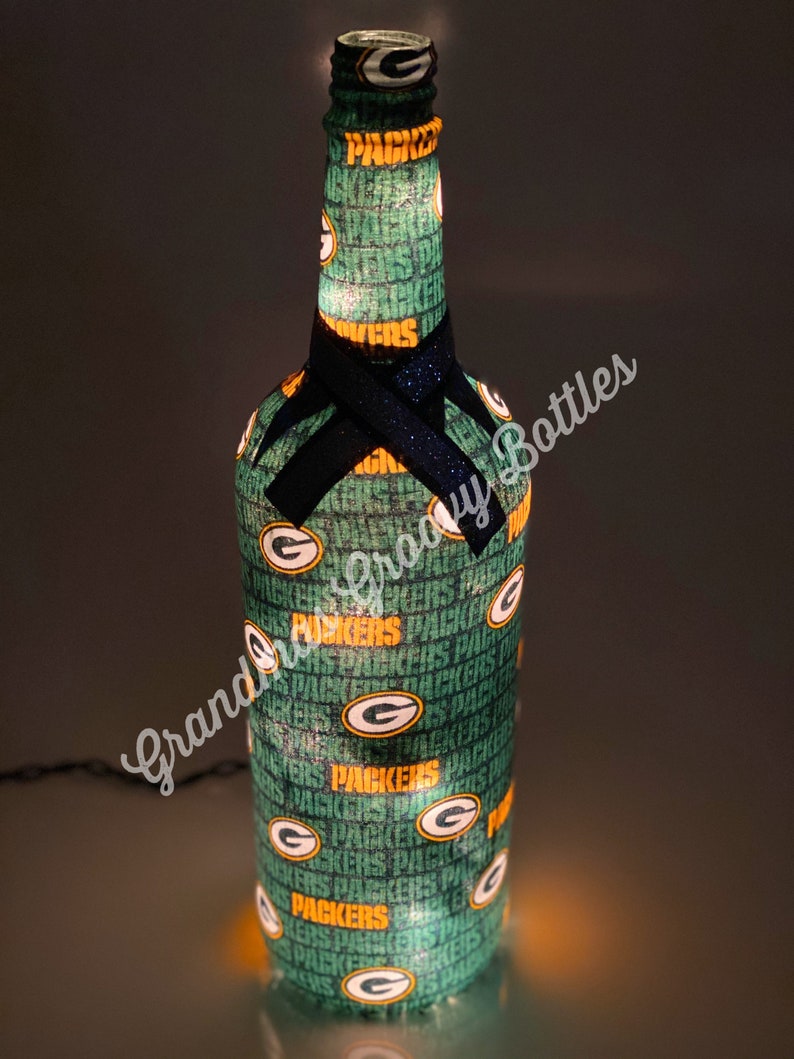 Green Bay Packers Light up Bottle