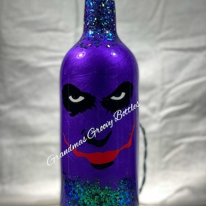 Handmade Joker Light up bottle