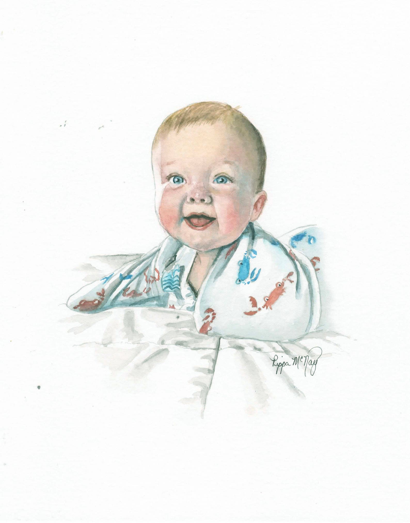 Custom Watercolor Portraits Originals and Prints Custom Art Etsy