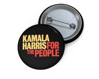 Kamala Harris for the People Pin Buttons