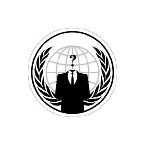 May include: Black and white illustration of a person wearing a suit with a question mark for a head. The person is standing in front of a globe with a laurel wreath around it.